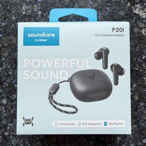 Anker Soundcore P20i Wireless Earbuds - Blue and Black